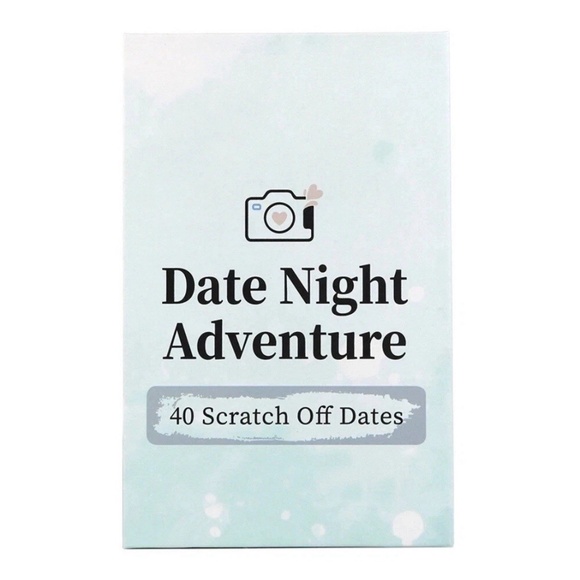 Couples Game Gift Date Night Adventure 40 Scratch Off Dates Boyfriend Girlfriend - Picture 1 of 3